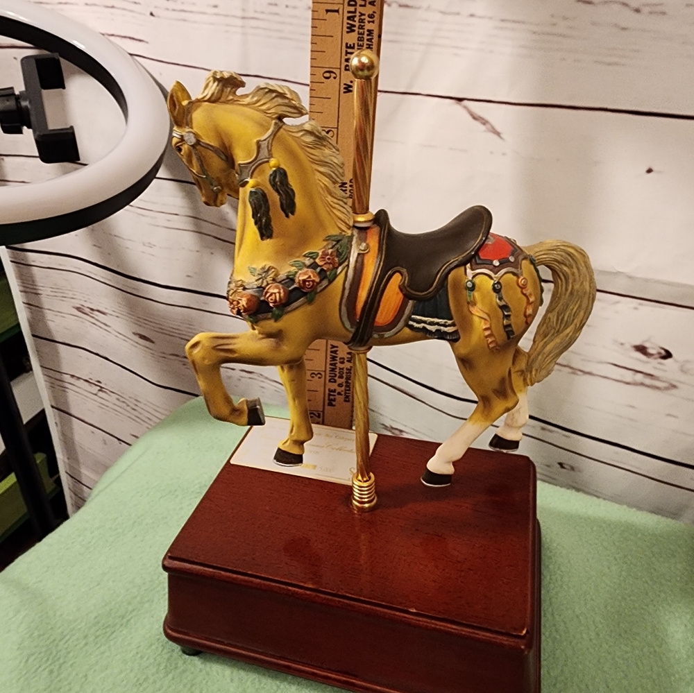 Carousel Horse Music Box San Francisco Music Box  REASONABLE OFFERS ENCOURAGED